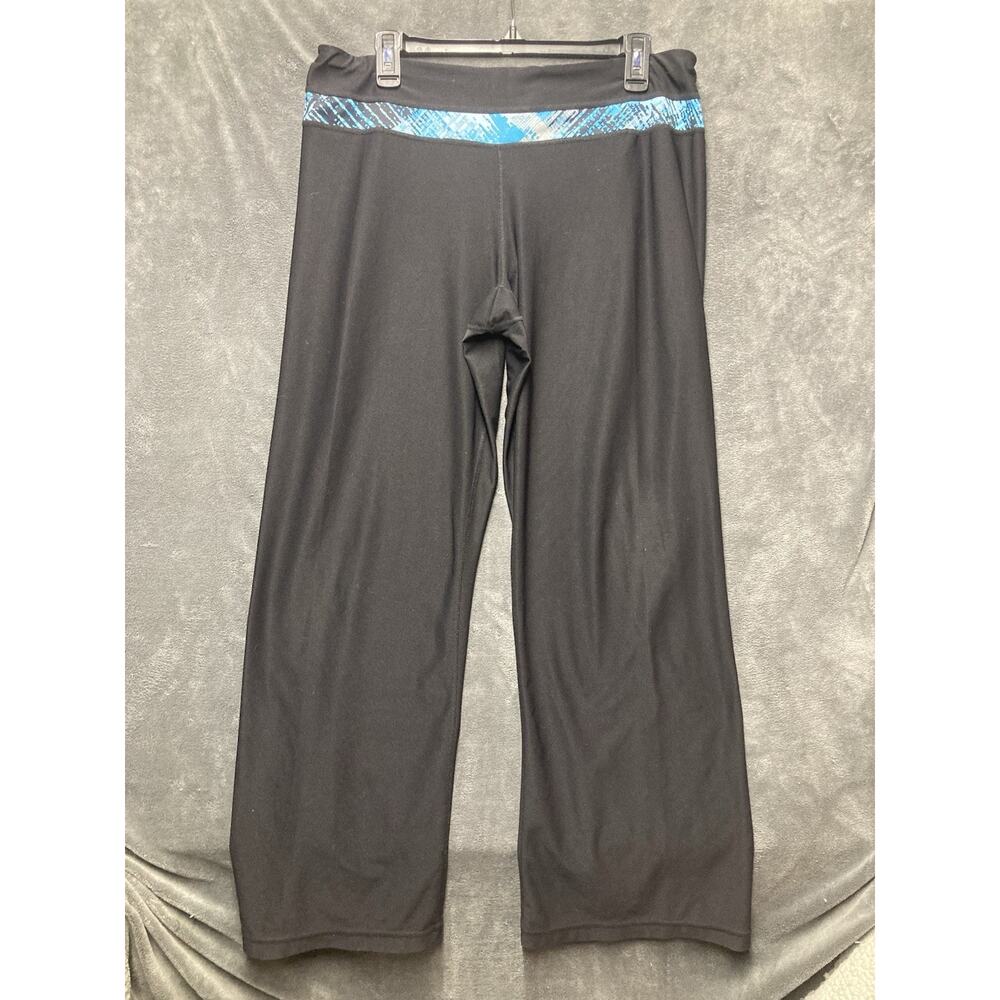 Xersion Pants Womens XL Blue Colorblock Bootcut Wide Leg Yoga Activewear Lounge